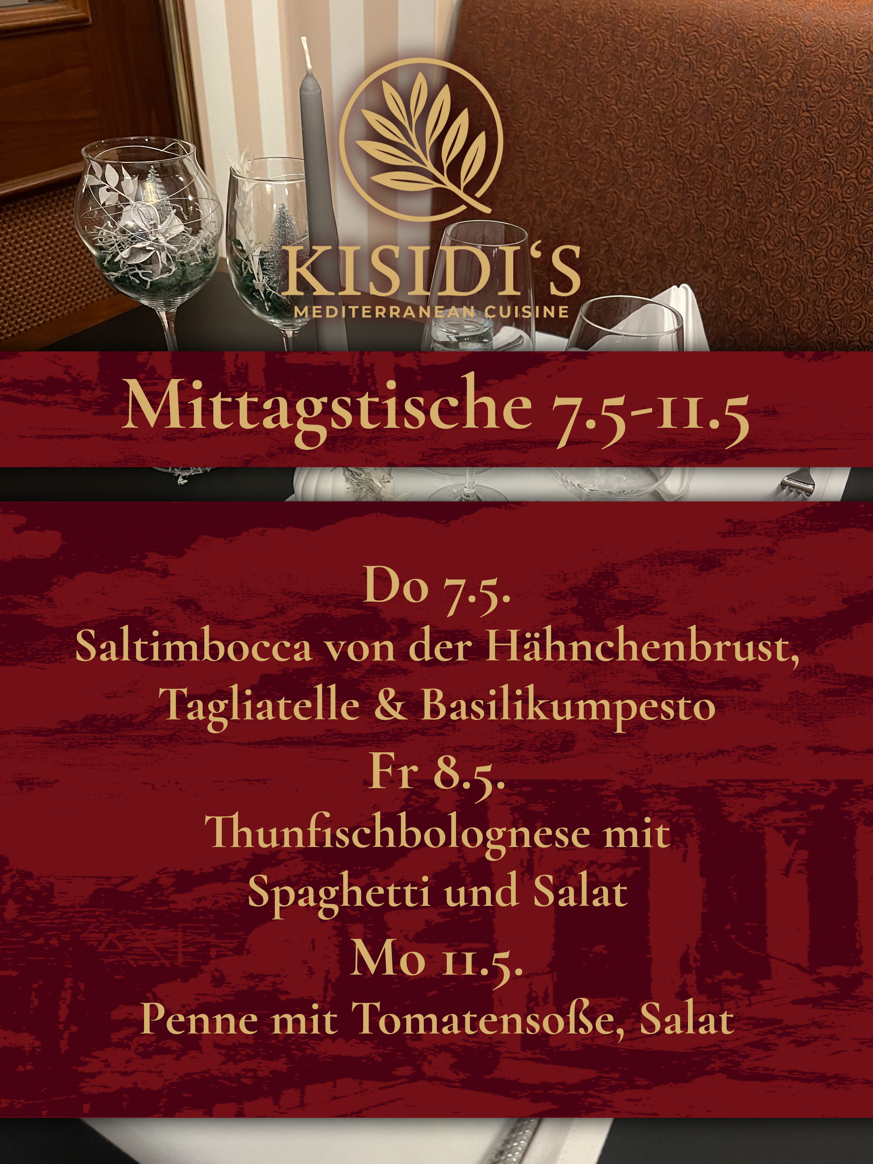 Mittagstisch diese Woche
